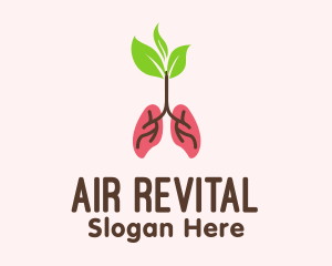 Herbal Lungs Treatment  logo design