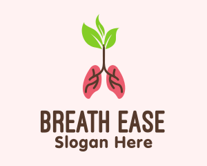 Herbal Lungs Treatment  logo design