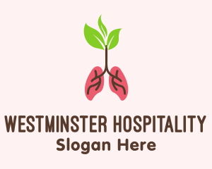 Herbal Lungs Treatment  logo design