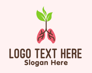 Medical - Herbal Lungs Treatment logo design