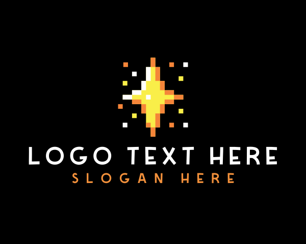 8bit logo example 1