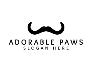 Mustache Horns Barber logo design