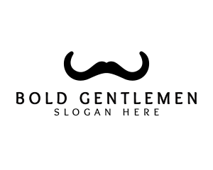 Mustache Horns Barber logo design