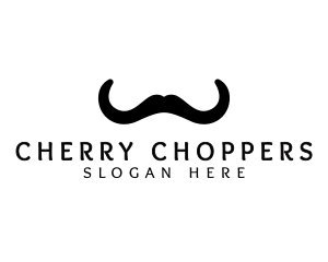 Mustache Horns Barber logo design