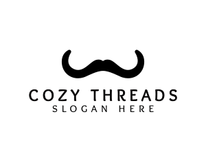 Mustache Horns Barber logo design