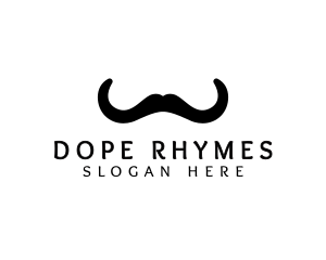 Mustache Horns Barber logo design