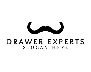 Mustache Horns Barber logo design