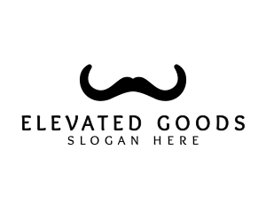 Mustache Horns Barber logo design