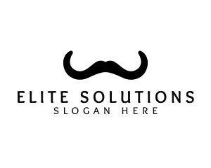 Mustache Horns Barber logo design