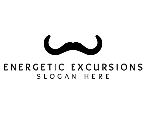 Mustache Horns Barber logo design