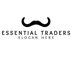 Mustache Horns Barber logo design