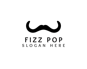 Mustache Horns Barber logo design