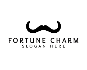 Mustache Horns Barber logo design