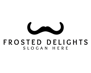 Mustache Horns Barber logo design