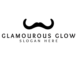 Mustache Horns Barber logo design