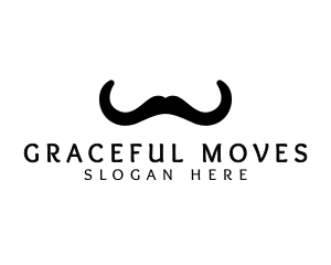 Mustache Horns Barber logo design