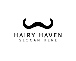 Mustache Horns Barber logo design