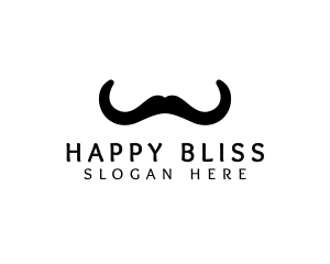 Mustache Horns Barber logo design