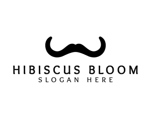 Mustache Horns Barber logo design