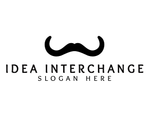 Mustache Horns Barber logo design