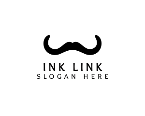 Mustache Horns Barber logo design