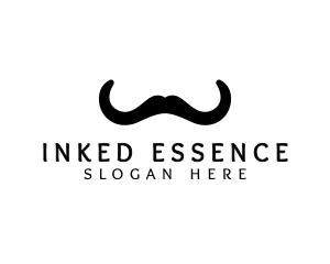 Mustache Horns Barber logo design