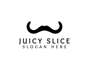 Mustache Horns Barber logo design