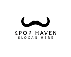 Mustache Horns Barber logo design