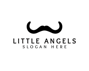 Mustache Horns Barber logo design