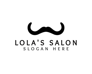 Mustache Horns Barber logo design