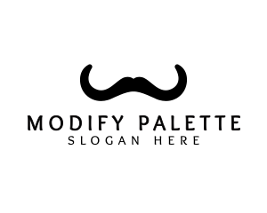 Mustache Horns Barber logo design