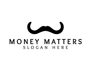 Mustache Horns Barber logo design