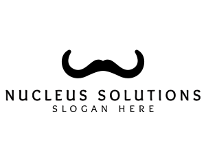 Mustache Horns Barber logo design