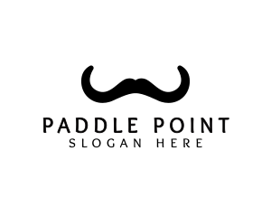 Mustache Horns Barber logo design