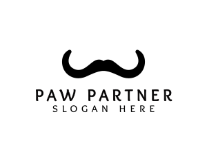 Mustache Horns Barber logo design