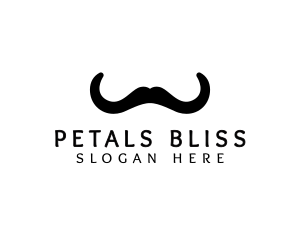 Mustache Horns Barber logo design