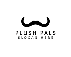 Mustache Horns Barber logo design