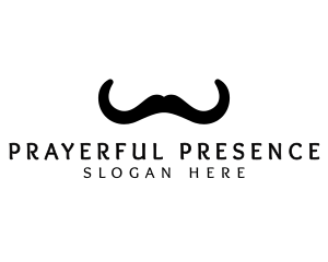 Mustache Horns Barber logo design