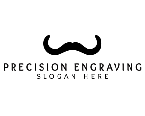 Mustache Horns Barber logo design