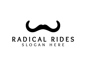 Mustache Horns Barber logo design