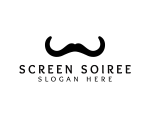 Mustache Horns Barber logo design