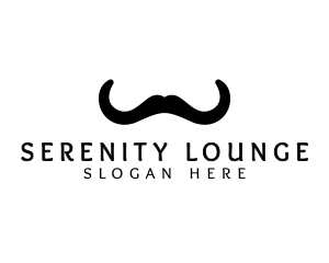 Mustache Horns Barber logo design