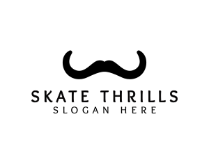 Mustache Horns Barber logo design