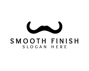 Mustache Horns Barber logo design