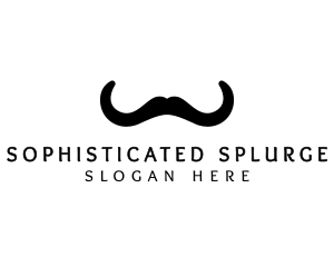 Mustache Horns Barber logo design