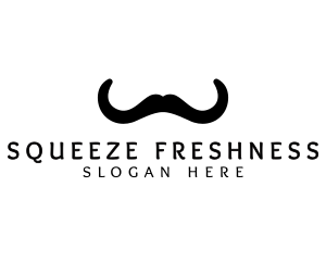 Mustache Horns Barber logo design