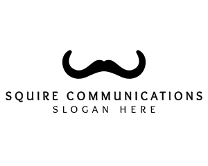 Mustache Horns Barber logo design