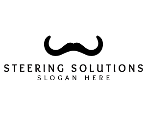 Mustache Horns Barber logo design