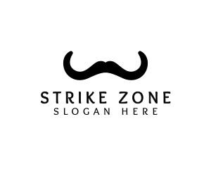 Mustache Horns Barber logo design