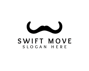 Mustache Horns Barber logo design